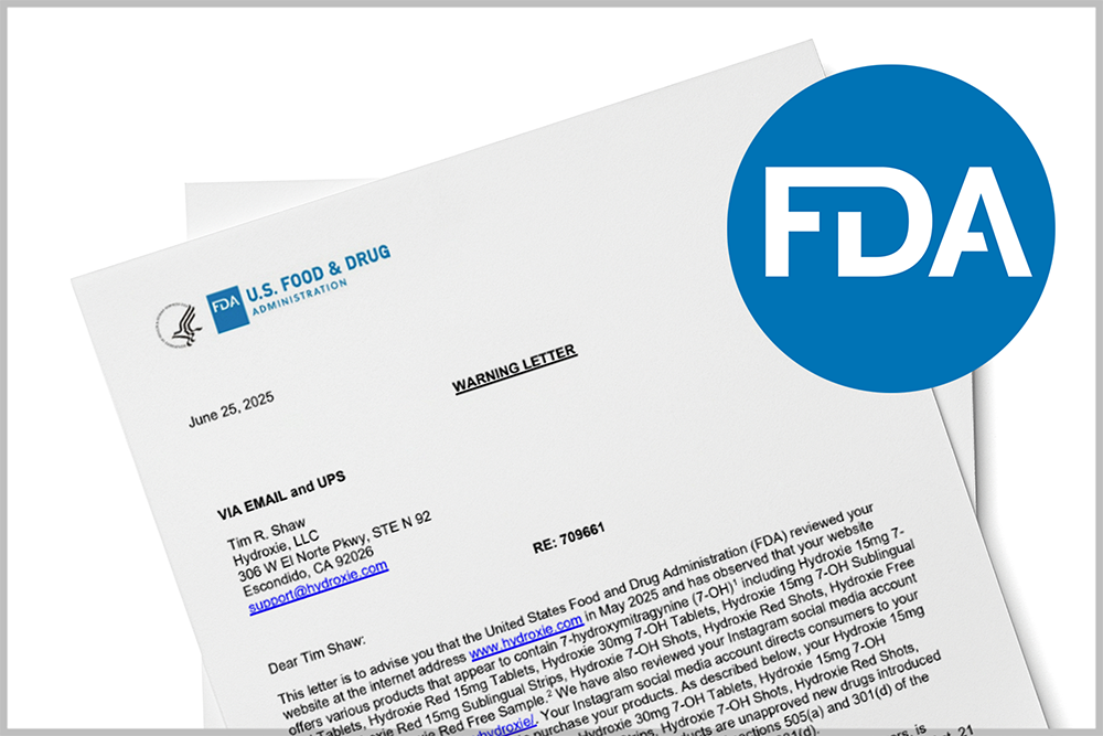 Stop Gas Station Heroin Commends FDA Action Against Synthetic Drug Sellers Driving the Fourth Wave of the Opioid Epidemic